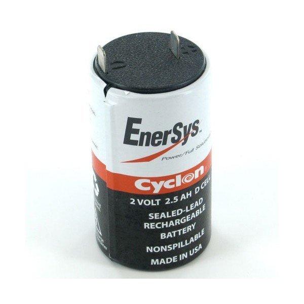 Hawker Cyclon 0810-0004 SINGLE CELL 2V-2.5AH D Cell Battery