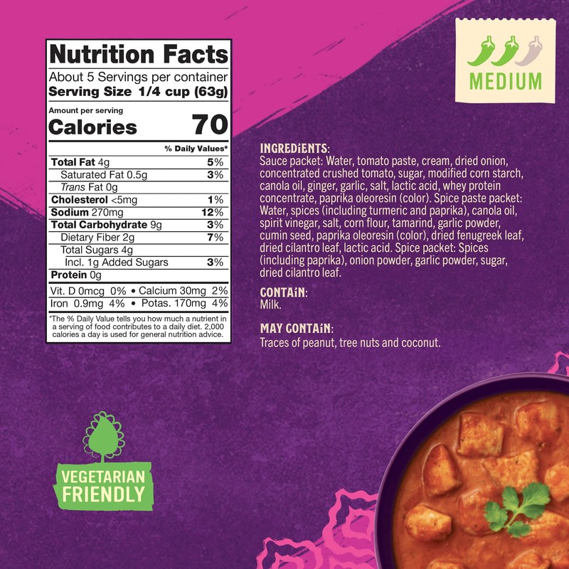 Patak's Tikka Masala 3-Step Sauce Kit (11 oz each, 6-Pack)