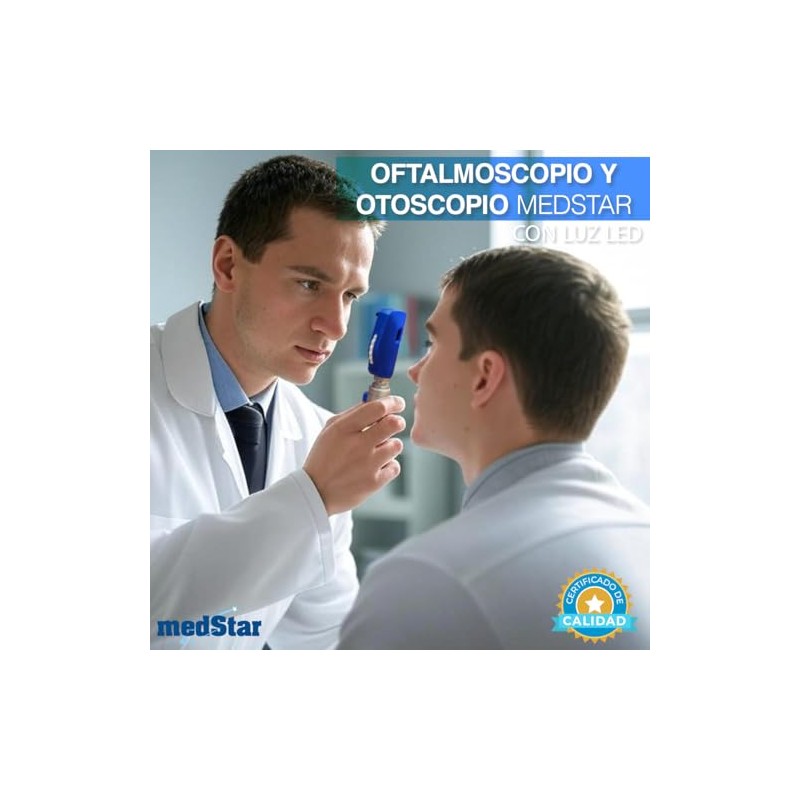 MEDSTAR | Estuche de Oftalmoscopio y Otoscopio con Iluminación de