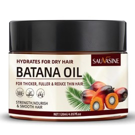 Raw Batana Oil for Hair Growth, Natural Batana Oil Organic Cold Press, Hair Oil for Men & Women 120ML