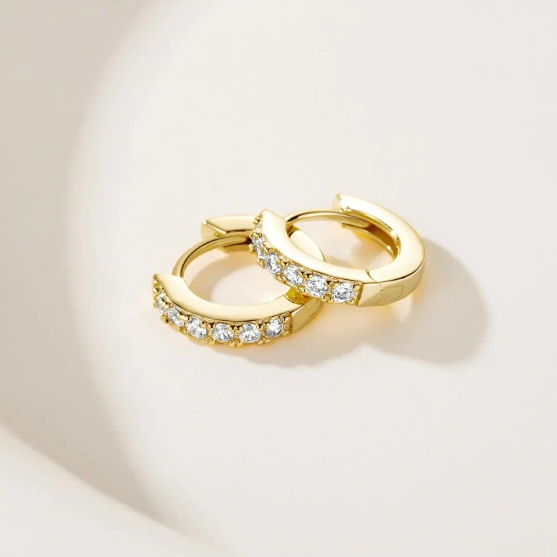 Arracadas Aretes De Oro 14k Cz Regalo Novia Mamá 12
