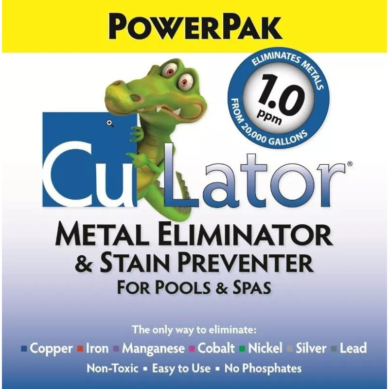 CuLator Swimming Pool CuLator Metal Copper Chemical Remover for Pools