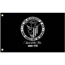 3x5 Ft Single Sided Polyester Flag with Grommets - Proud American Infidel in God We Trust - American Banner for Outside - Political Flags Republican Conservative for Indoor and Outdoor