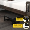 Step Stools for Adults Kids, Sturdy Wooden Stepping Stools with