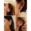 LOLIAS 3 Pairs Sterling Silver Hoop Earrings for Women Hypoallergenic