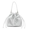 VITAFELICE Inb-10059p Women's Metallic 2-Way Shoulder Bag, Silver, F