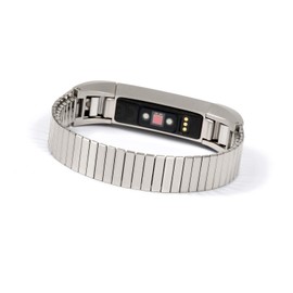 Speidel Twist-O-Flex Metal Expansion Brushed Stainless Steel Stretch Band Compatible with The Alta and Alta HR in a Size S