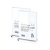 ECKEK 2 Pack Acrylic Sign Holder Menu Displays Double Sided