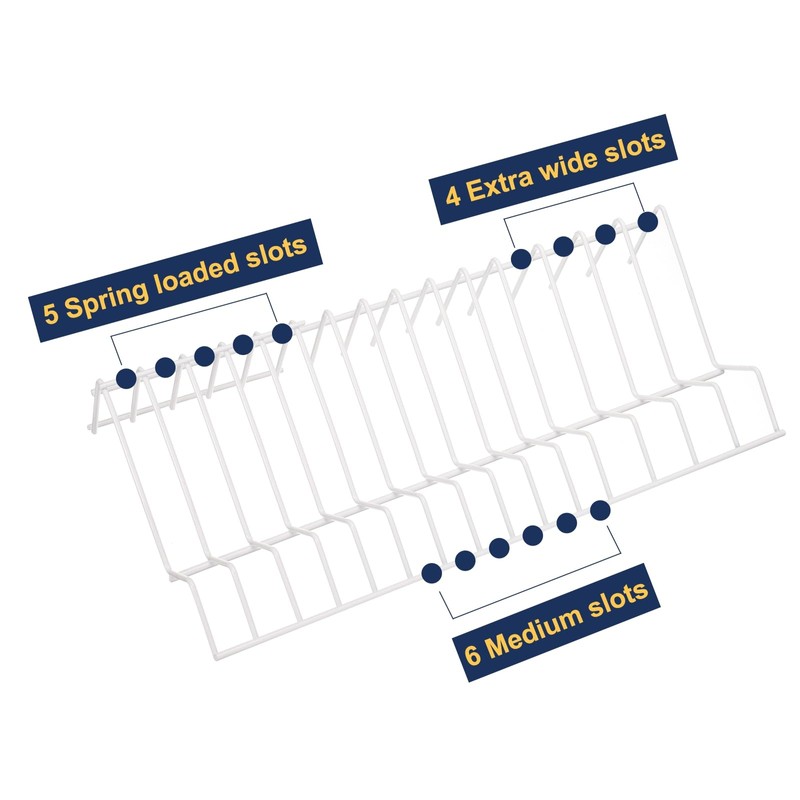 sourcing map 2pcs Plier Organizer Rack 15-Slot Plier Rack Cutters
