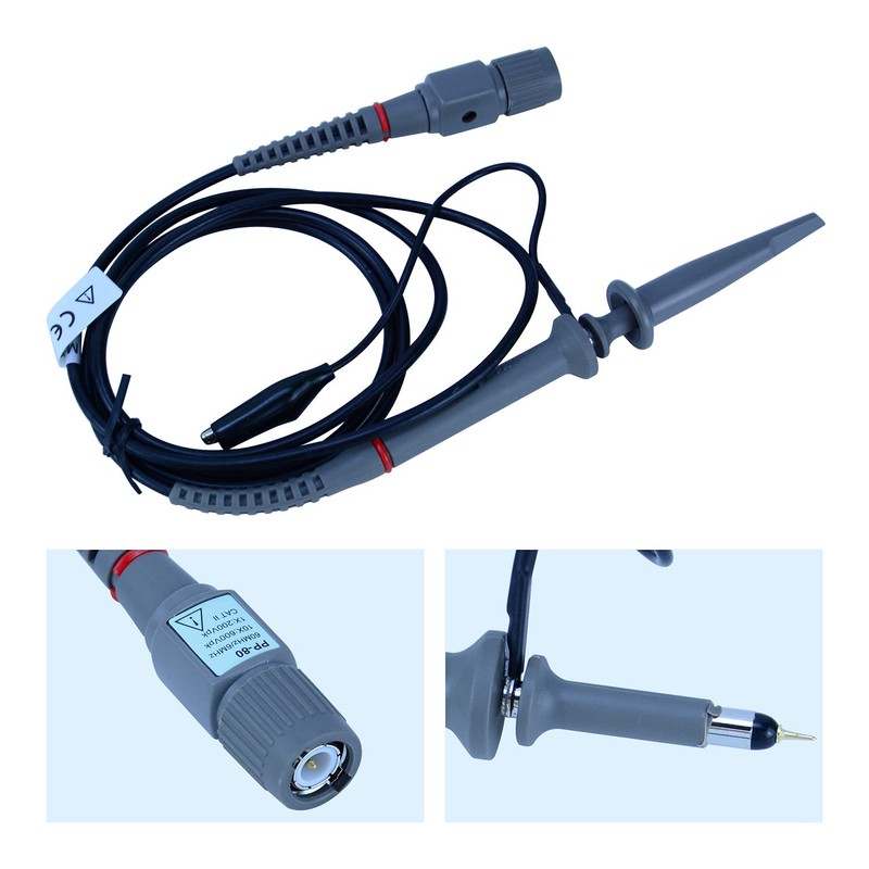 Hantek Universal Oscilloscope Probe with Accessories Kit 80MHz Oscilloscope Clip
