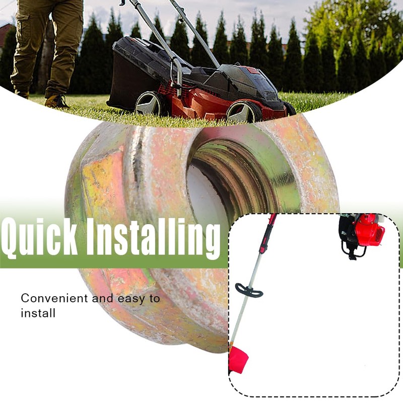 M10 x 1.25 Flange Nut Left Hand Thread Blade Screw