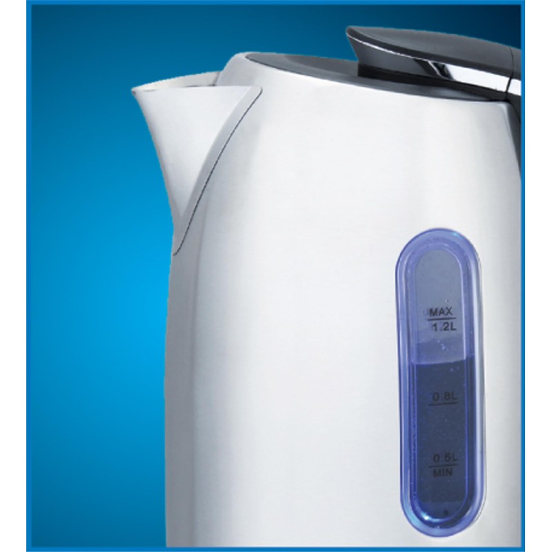 EUROSTAR EKS12SS 1.2L Electric Kettle, Silver