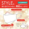 [シンズ] STYLEマスク Bicolor ベージュ×バーガンディ 30枚
