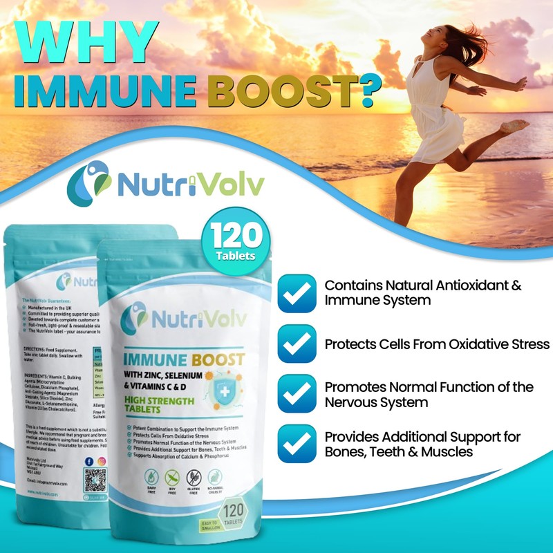 Immune Boost - Full of Vitamin C, D3, Zinc, and