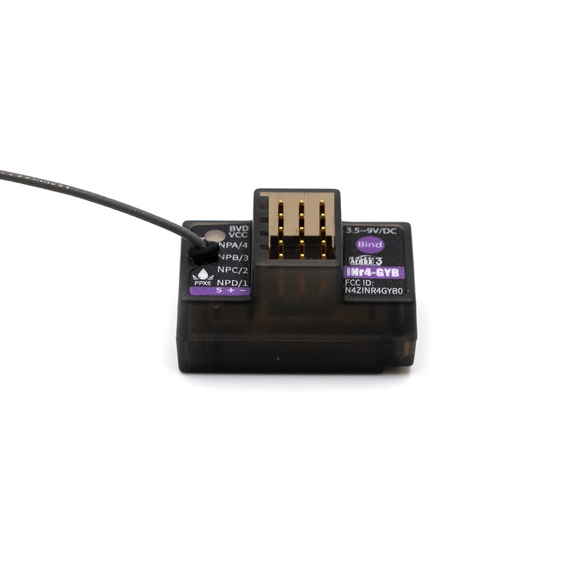 Flysky Remote Control Noble NB4 Gyro Receiver 4 Channels INr4