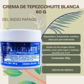 Crema De Tepezcohuite 60 Grs Blanca                                                                                                                   