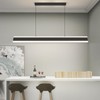 Matven Linear Pendant Lights Kitchen Island, Dimmable LED Chandeliers for
