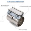 TORCA 3" Lap Joint Exhaust Band Clamp For Muffler Sleeve