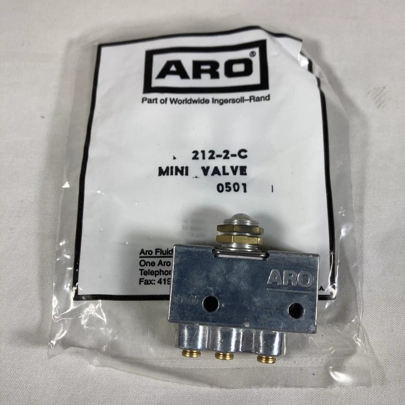 ARO 200 Series 3-Way Pneumatic Limit Control Valve 212-2-C Short