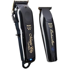 Wahl Combo de Barbero Inalámbrico - Recortadora y Detalladora Li, Hojas de Titanio, 100 Minutos de Tiempo de Funcionamiento