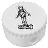 'Boy On Electric Hoverboard' Compact Pencil Sharpener (PS00040561)