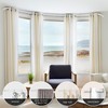 Meriville 1-Inch Diameter Bay Window Curtain Rod Set for Bayview