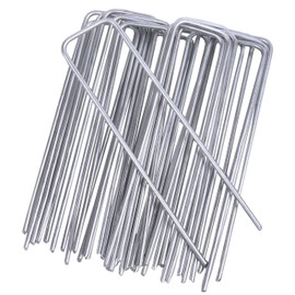 Garden Pegs High Quality Galvanised Steel 150 mm Long 35 mm Wide 3 mm Average (25)