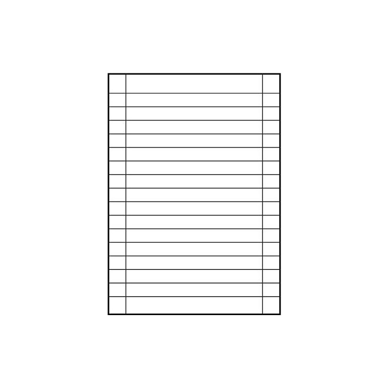 LANDRÉ 100050217 Notebook Recycled A4 Ruled Double Margin