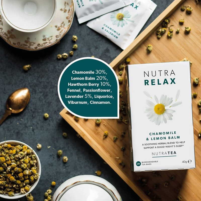 NutraTea - The Relaxing Gift Box - Herbal Teas Perfect
