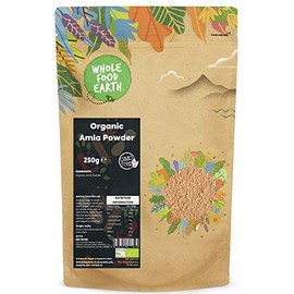 Wholefood Earth Organic Amla Powder 250 g | GMO Free | Certified Organic