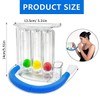 Breathing Trainer, Breathing Trainer with 3 Colourful Balls, 3 Chamber