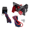 Ignition Switch Panel Kit 12V 40A Carbon Fiber Racing Style