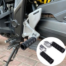 Motorcycle Aluminum Step for Suzuki GSX-S750 (2017-2024) Adjustable Anti-Slip Multi-Step (Black)