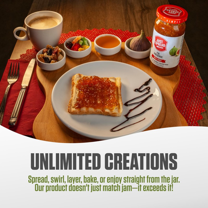 Just Spread 100% Fruit Preserve | Made with Real Fruit