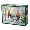 Cobble Hill - Rompecabezas de 1000 piezas, trío de invierno,