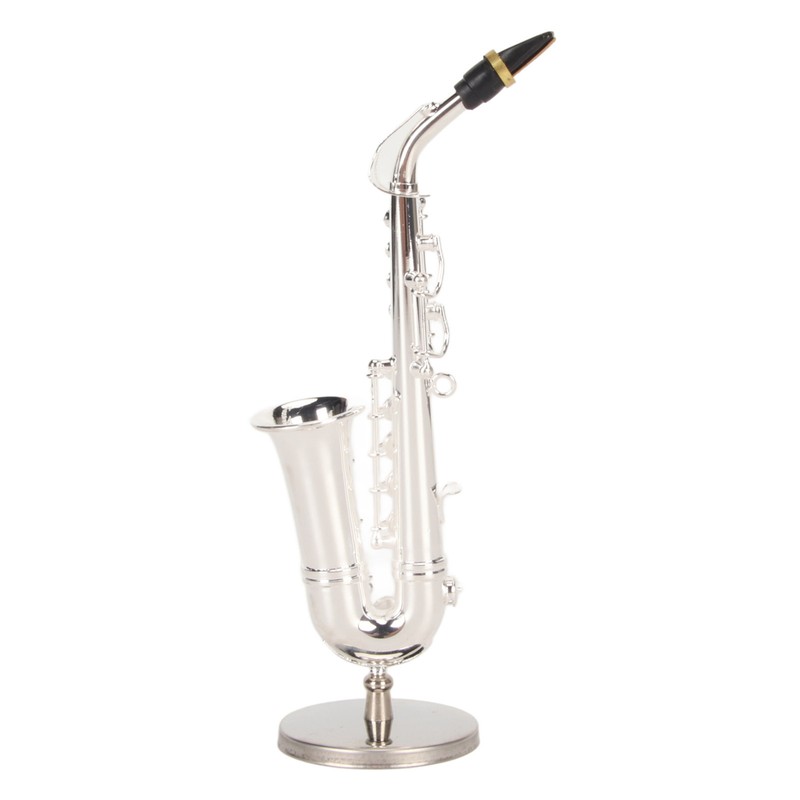 Miniature Saxophone with Stand and Case Mini Musical Instrument Miniature