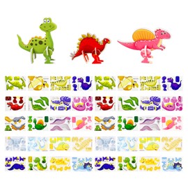 CVDYWDJIE 40 Piece Three-Dimensional Dinosaur Puzzle, Paper Building Toy, Creative Children's Toy, Educational Toy for Children, Toy for Early Childhood Education