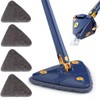 JHLAYKG 360 Degree Rotatable Adjustable Cleaning Mop,52.1'' Telescopic Triangular Mop
