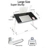 Foldable and Adjustable admireshun Laptop Bed Table with Hidden Drawer,