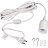 Simple Deluxe Hanging Lantern Extension Cord Cable, Plug-in E26 Pendant