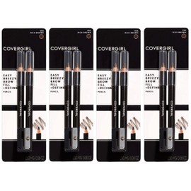CoverGirl Easy Breezy Brow, Fill+Define Pencils [505] Rich Brown 2 ea​​ ( Pack of 4)​