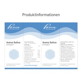 Pascoe® Avena Sativa Similiaplex: Complex Agent - 50 ml