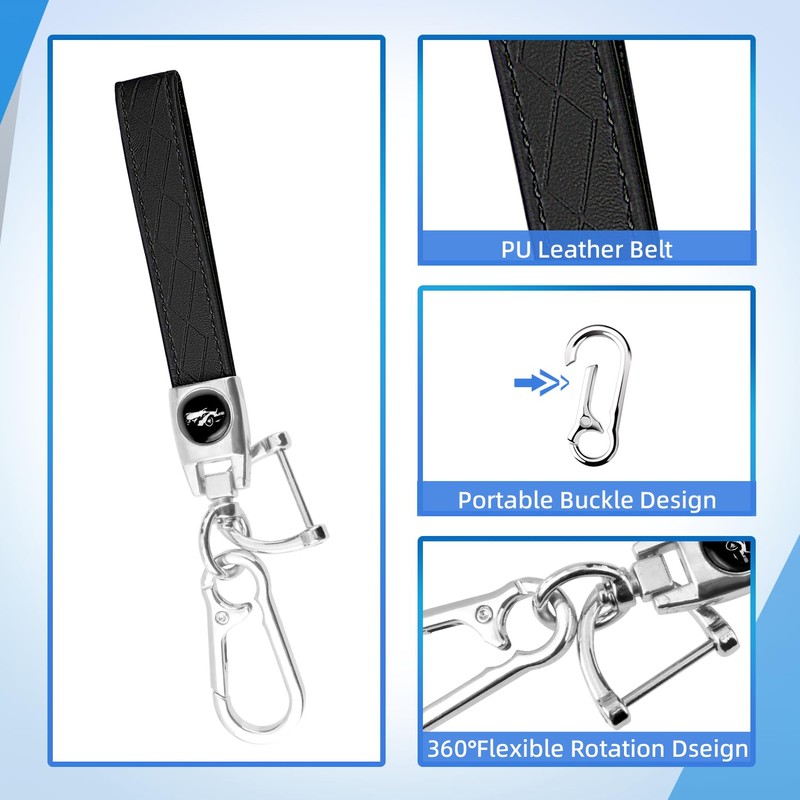 MILD EAST Key Fob Cover for Toyota with Keychain, Soft