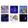 TactEagle UV Flashlight 365nm UV Light Blacklight UVA-T2 Powered by