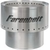 Fahrenheit Small 13.5 Inch Stainless Steel Fire Pit for Outside