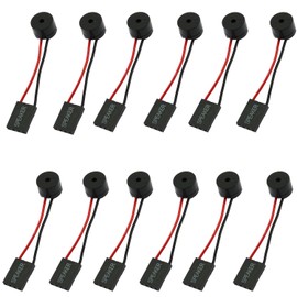 Sopepoyie 12pcs PC Motherboard Mini Speaker 2.54 Pitch 4 Pin Female Header Desktop Computer Case DIY Mini Plug Beep Alarm Buzzer