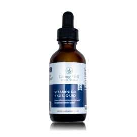 Liquid Vitamin D3 2000 IU with K2 + K1 – Immune & Bone Support Supplement – Dentist-Developed for Strong Teeth, Bones & Calcium Absorption – Non-GMO, Gluten-Free, Soy-Free – Pleasant Tasting – 2 oz