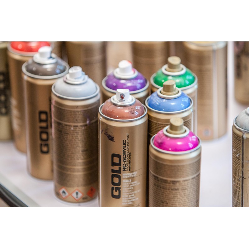Montana Cans Montana GOLD 400 ml Color, Silverchrome Spray Paint