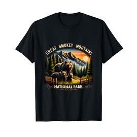 Bear Great Smokey Mountains National Park Black Bear Mother T-Shirt