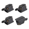 Povtii 4 PCS Front Windshield Washer Nozzles, 4-Way Spray Sprinkler